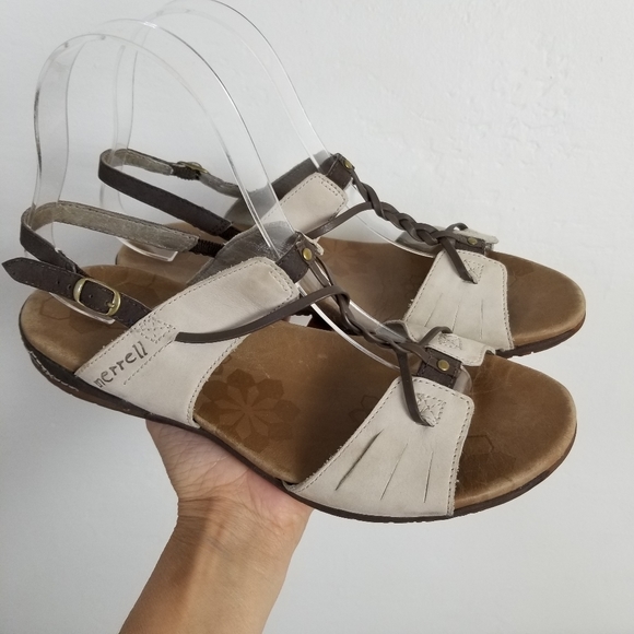 Merrell Shoes - Merrell Micca leather open toe sandal shoe 7